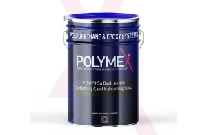 Polymex P-5079 Su Bazlı Akrilik Şeffaf Taş Çakıl Kabuk Bağlayıcı