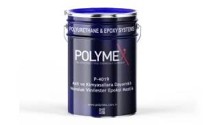 Polymex P-4019 Asit ve Kimyasallara Dayanıklı Novalak Vinilester Epoksi Mastik